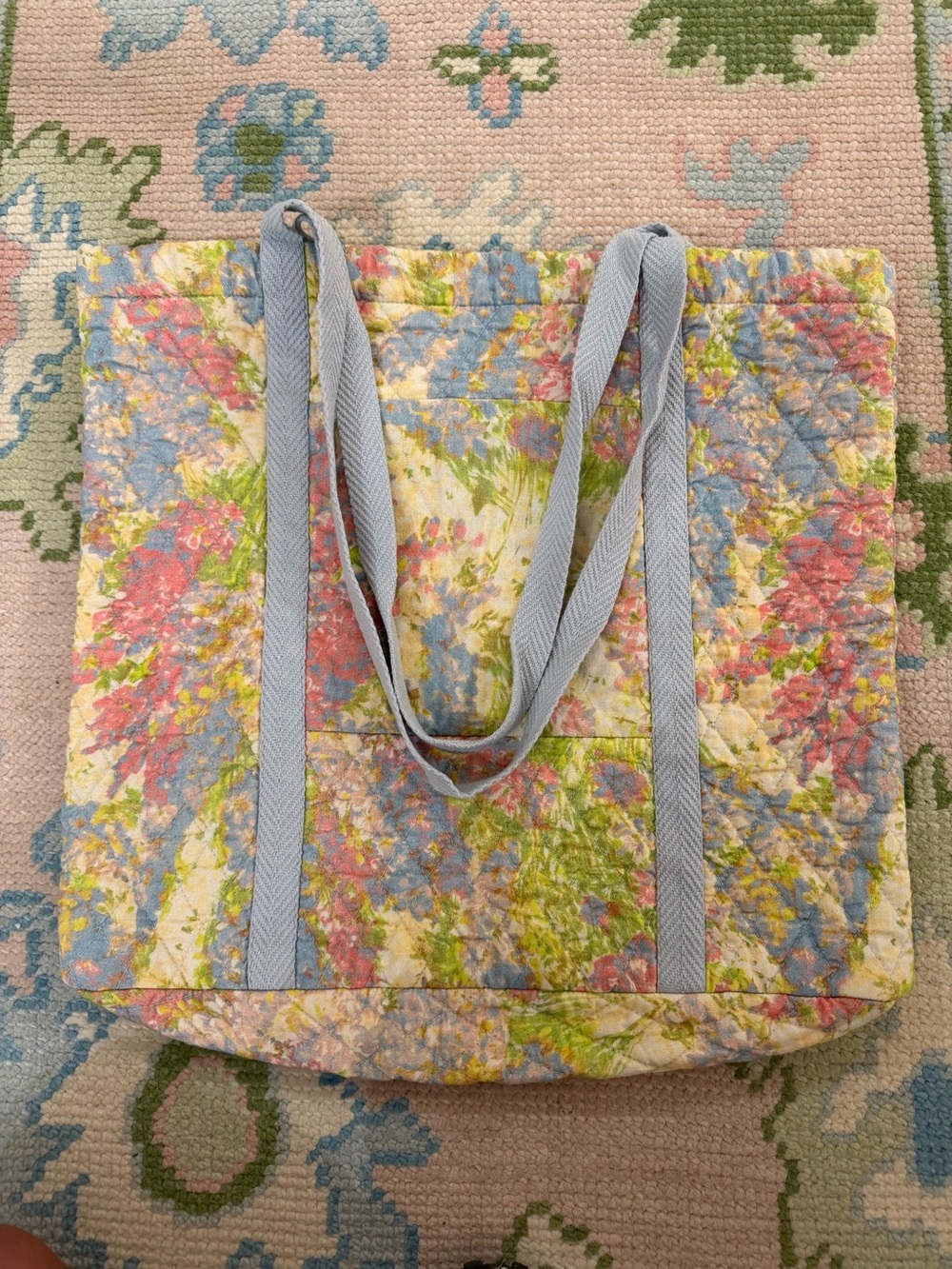 LoveShackFancy Henderson Tote Pastel Fields
